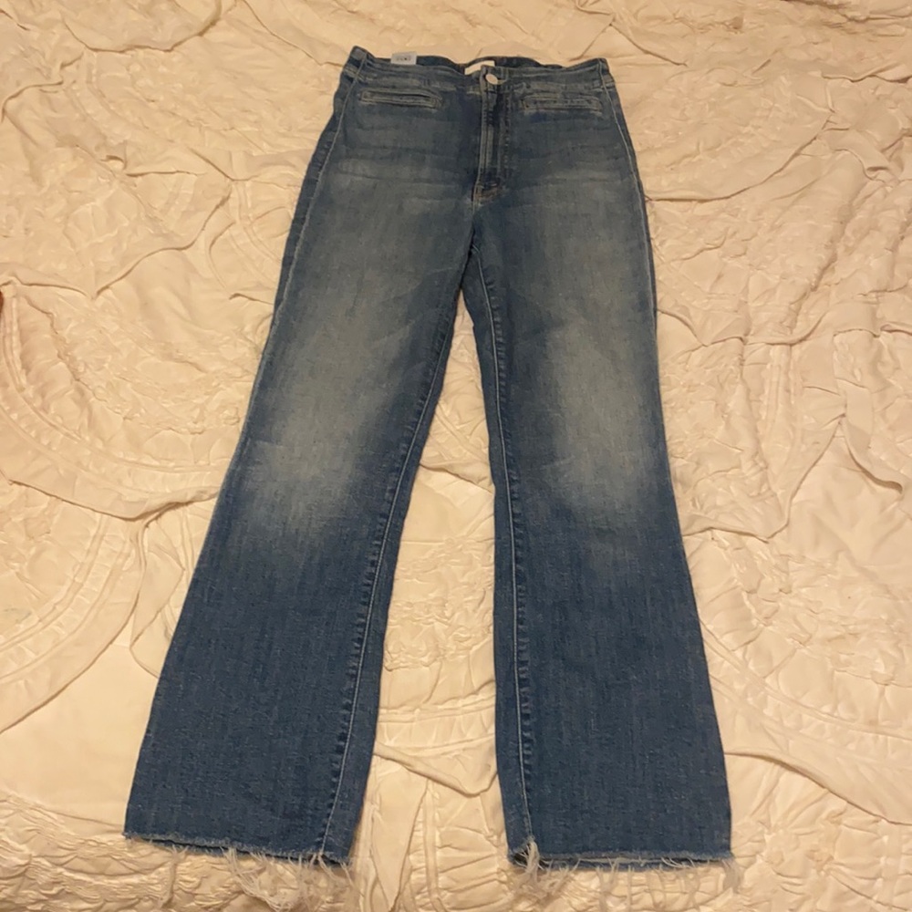 Mother cropped jeans